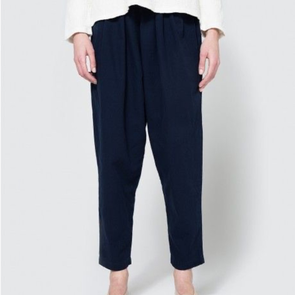 Black Crane Blue Carpenter Pants